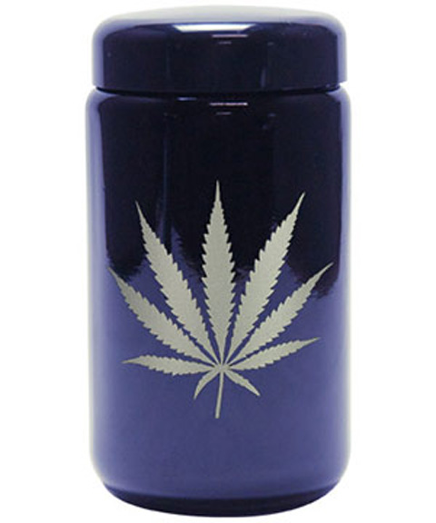 Buy 420 Science UV Stash Jar Silver Leaf