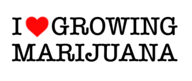I Love Growing Marijuana Logo