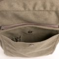 Buy Sativa Hemp Large A4 Shoulder Bag Khaki Front Pocket